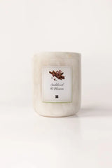 Sandalwood And Blossom Scented Candle