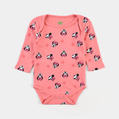 INFANT GIRLS SHERPA KNITTED SUIT POLKA DOTS-LT.PINK