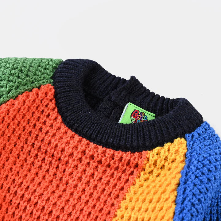 INFANT BOYS ACRYLIC SWEATER POLAROID-MULTI INFANT BOYS ACRYLIC SWEATER POLAROID-MULTI