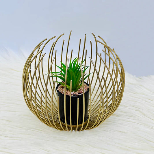 Realistic Artificial Golden Pot Plant