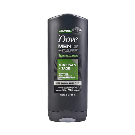 DOVE MEN CARE BODY AND FACE WASH MINERALS SAGE 400 ML