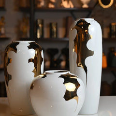 Ceramic Chic Vase Set (3 Pcs)