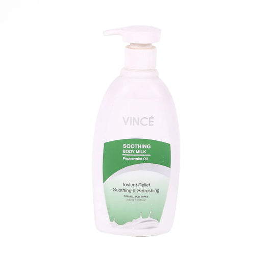 VINCE SOOTHING BODY MILK PEPPERMINT OIL 300ML