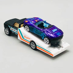 Hot Wheel Diecast Car With Trailer - 6Pcs