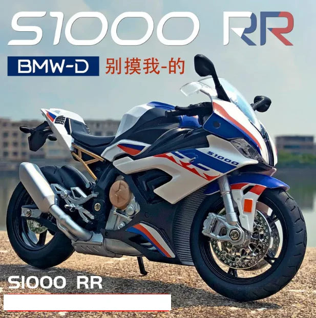 Diecast Metal BMW S1000 RR Model Bike