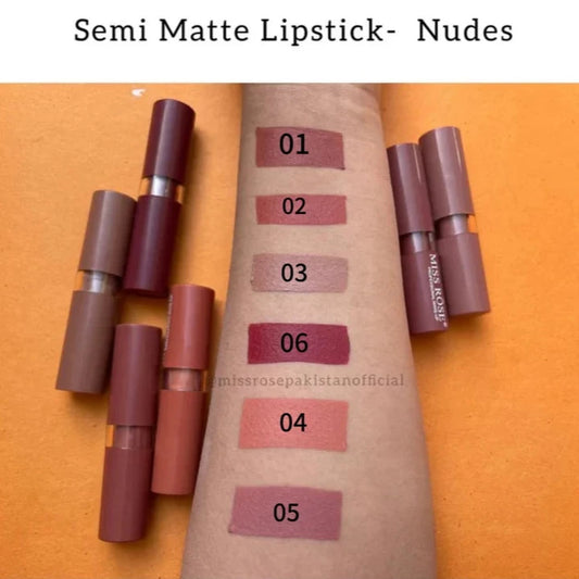 Miss Rose Semi-Matte Lipstick-Nudes