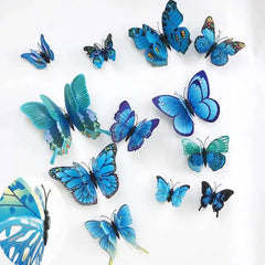 DIY Magnetic 3D Butterfly Stickers (10pcs)