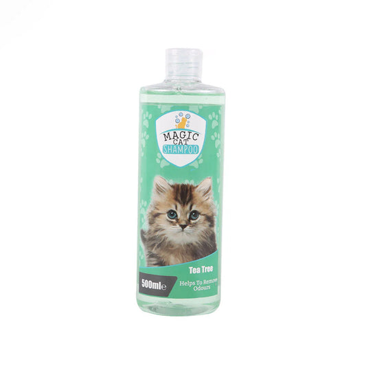 MAGIC CAT SHAMPOO TEA TREE HELPS TO REMOVE ODOURS 500 ML