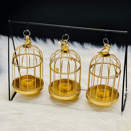 Birds Cage Carrier Candle Holder