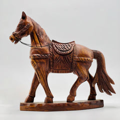 Sheesham Wood Horse Sculpture