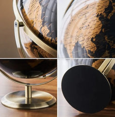 English Globe World Map Decor