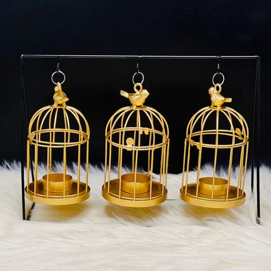 Birds Cage Carrier Candle Holder