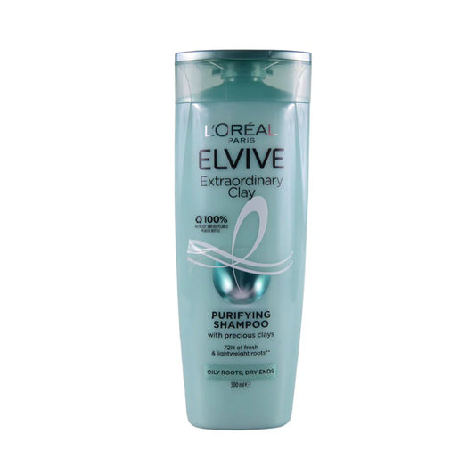 LOREAL ELVIVE PURIFYING SHAMPOO EXTRAORDINARY CLAY 300 ML