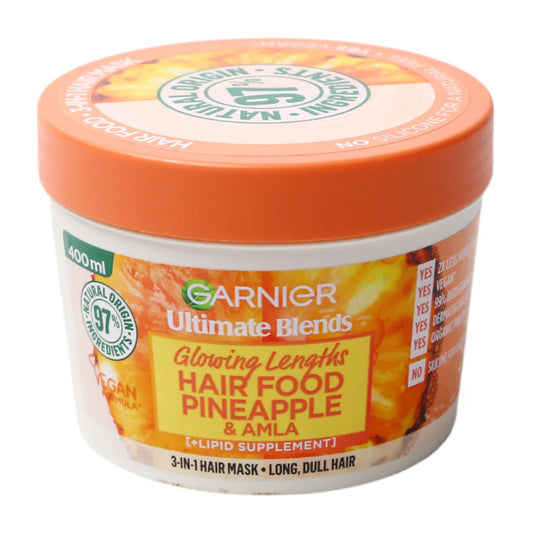 GARNIER ULTIMATE HAIR FOOD PINEAPPLE & AMILA MASK 400