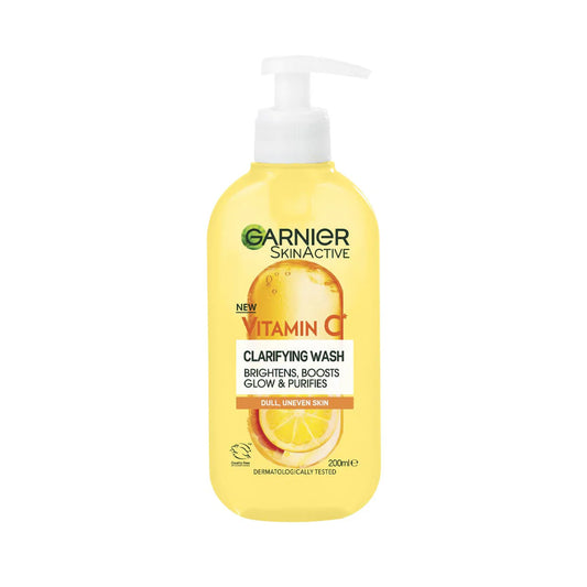 GARNIER VITAMIN C CLARIFYING FACE WASH 200ML