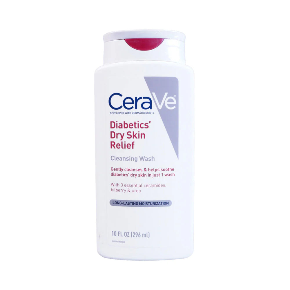 CERAVE DIABETICS DRY SKIN RELIEF CLEANSING WASH 296ML