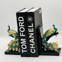 Elegant Peacock Bookend (Set Of 2)