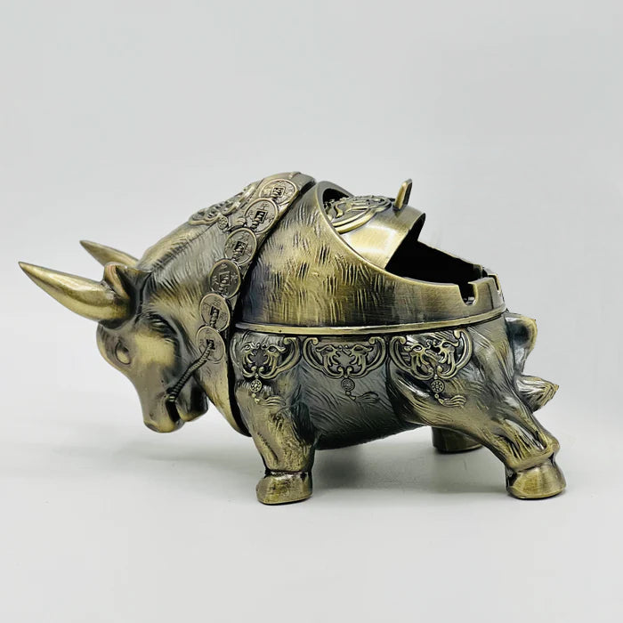 Metallic Big Bull Ashtray