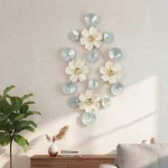 3D Metallic Bloom Wall Hanging
