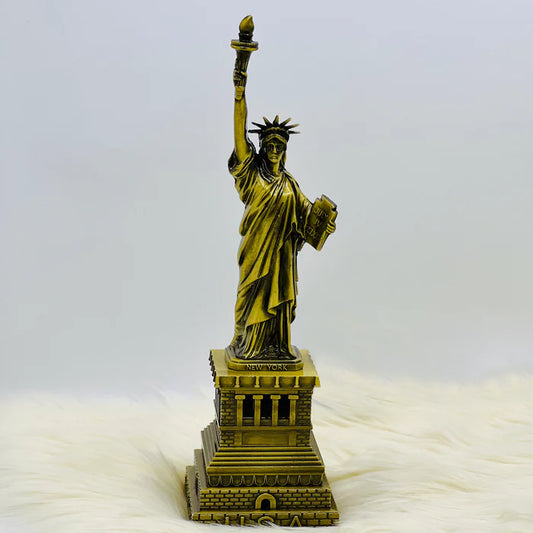 The Metal Statue Of Liberty