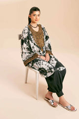 2 piece - Digital Printed Embroidered Suit - 42401742