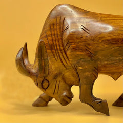 Handcrafted Bull Sculpture