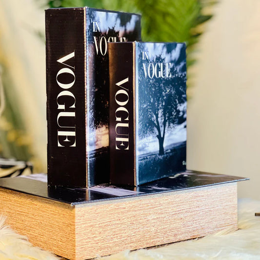 Decorative Vogue Secret Books & Jewellery Box