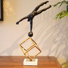 Creative Gymnastics Statue
