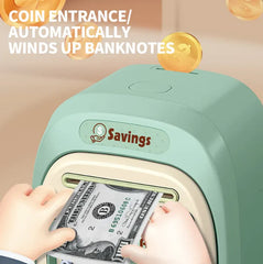 Electronic Fingerprinted Money Saving ATM Machine