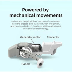 Wind-Up Power Generator Set Kids Boat Toy