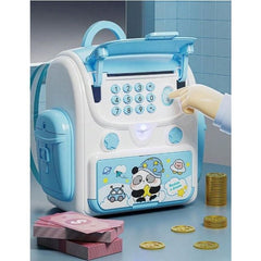 Multi-functional Backpack Money Saving Piggy Bank - Blue