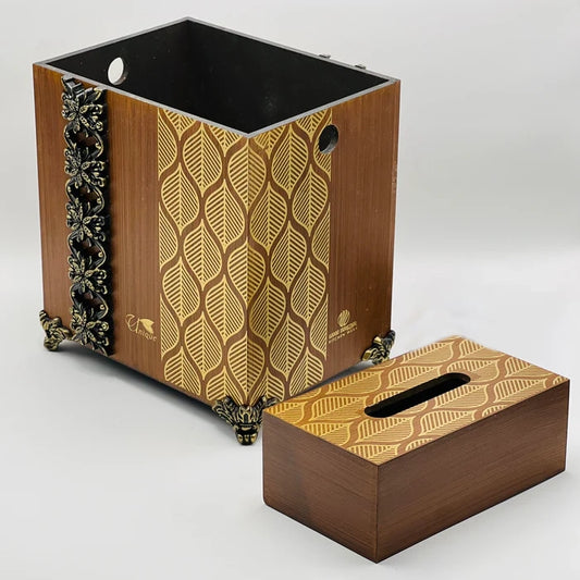 Royal Basket And Tissue Box Set