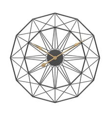 Stroke Metal Wall Clock