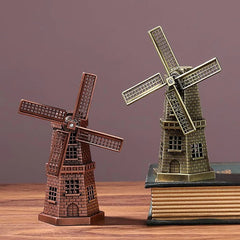 Antique Dutch Windmill Model