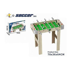 64cm Wooden Football Soccer Game With Legs & Scores