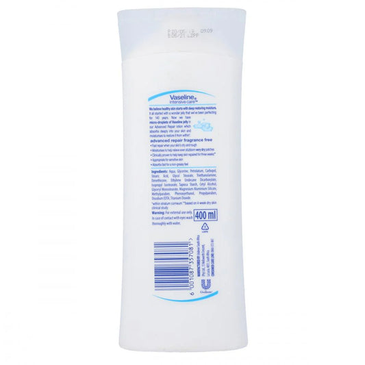 VASELINE BODY LOTION INTENSIVE CARE 400 ML