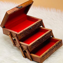 Wooden Jewelry Box (Steps of 3)