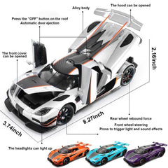 1:24 Diecast Koenigsegg One Model Car