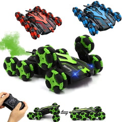 2.4GHZ 4WD 8 Wheels Stunt Remote Control Remote Control