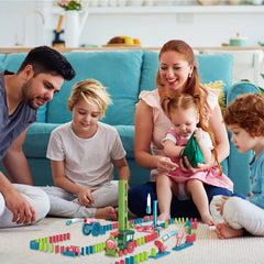 Domino Train Park Set with Lights and Sound