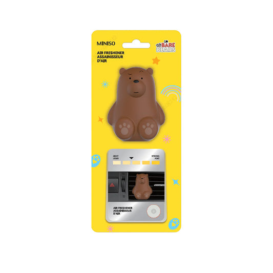 We Bare Bears Collection Car Air Freshener (Citrus)(Grizz)