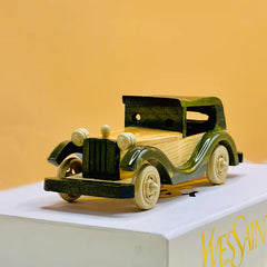 Vintage Wooden Handcrafted Car