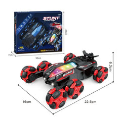 2.4GHz Remote & Watch Control 6 Wheels Stunt Spray Car