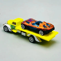 Hot Wheel Diecast Car With Trailer - 6Pcs