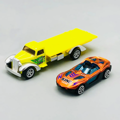 Hot Wheel Diecast Car With Trailer - 6Pcs