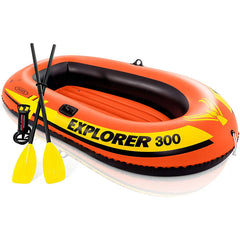 Intex Explorer 300 Inflatable Boat for 3 Persons