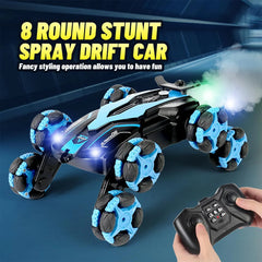 2.4GHZ 4WD 8 Wheels Stunt Remote Control Remote Control