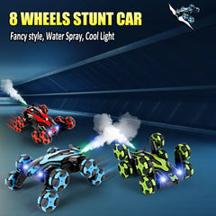 2.4GHZ 4WD 8 Wheels Stunt Remote Control Remote Control