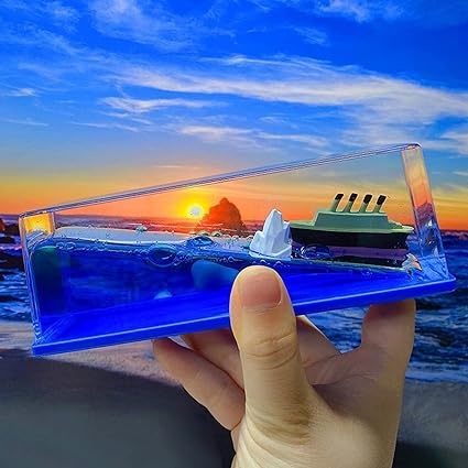 Titanic Iceberg Cruise Ship Drift Bottle Decoration