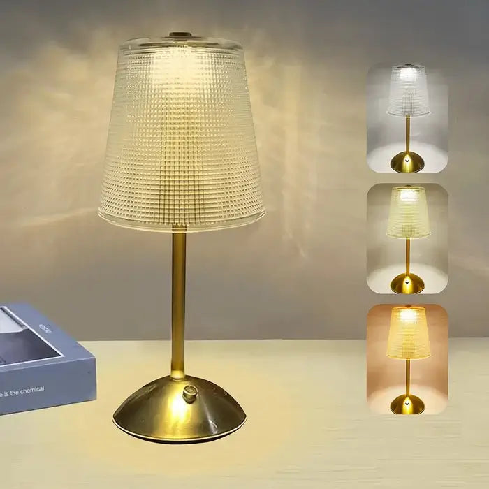 Bedside Crystal Table Lamp With Touch Control